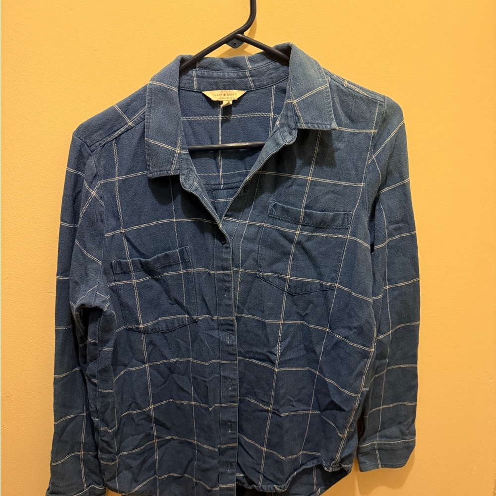 Lucky Brand Blue Flannel
